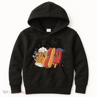 Party In The USA Hot Dog And Beer Funny Kids Hoodie thumb 0