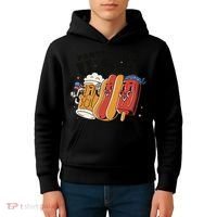 Party In The USA Hot Dog And Beer Funny Kids Hoodie thumb 4