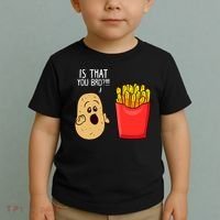 Potato Is That You Bro Funny French Fries Toddler T-Shirt thumb 2