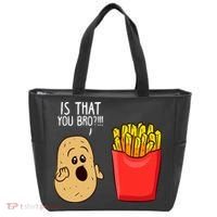 Potato Is That You Bro Funny French Fries Tote Bag thumb 0