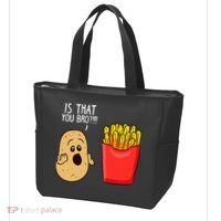Potato Is That You Bro Funny French Fries Tote Bag thumb 3