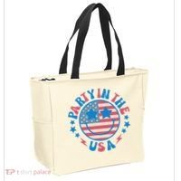 Party In The Usa 4th Of July Preppy Smile Tote Bag thumb 2