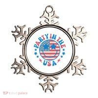 Party In The Usa 4th Of July Preppy Smile Ornament thumb 0