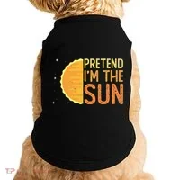 Pretend I'm The Sun Sun Solar System Star Doggie Tank thumb 0