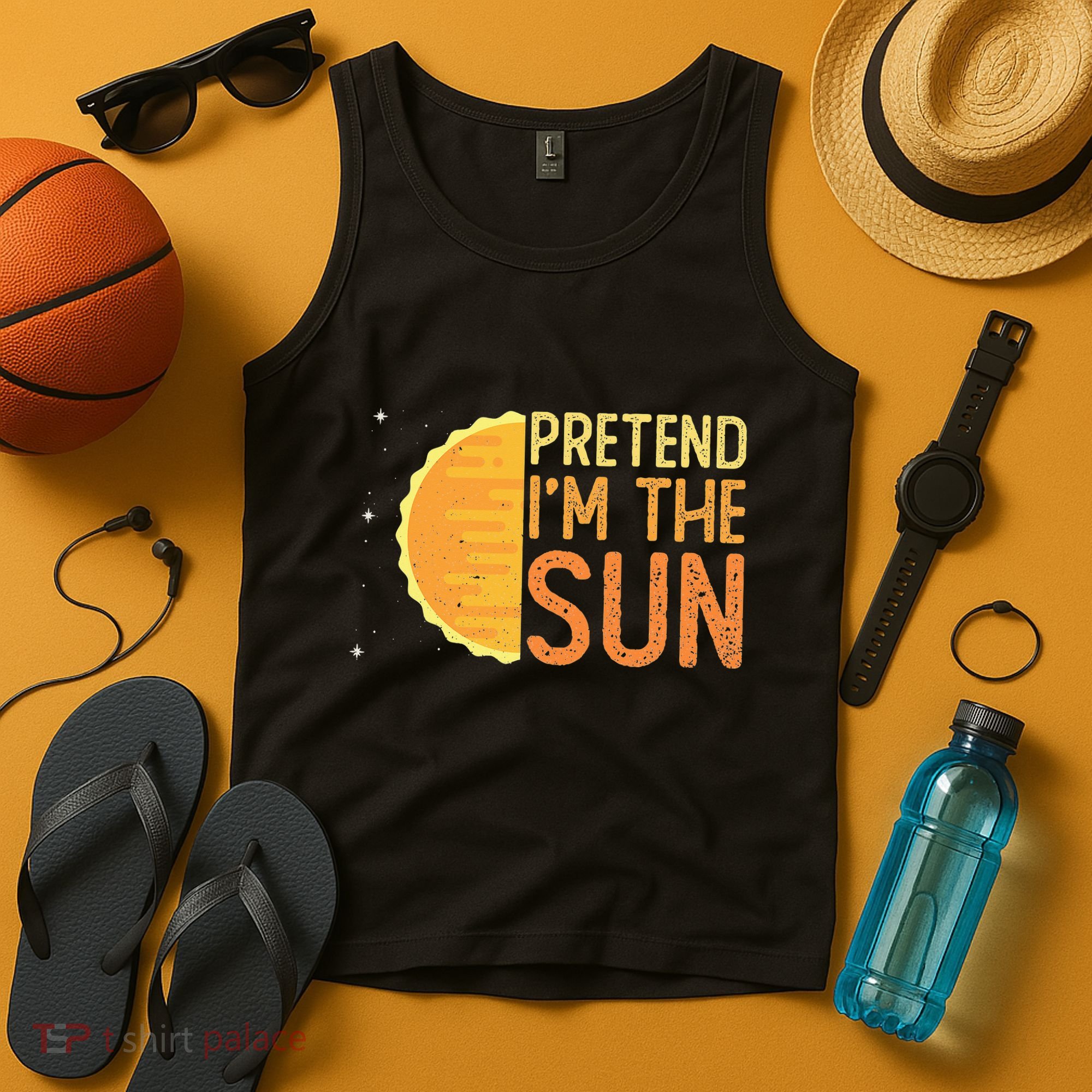 Pretend I'm The Sun Sun Solar System Star Tank Top