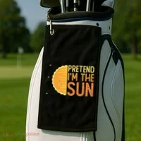 Pretend I'm The Sun Sun Solar System Star Golf Towel thumb 2