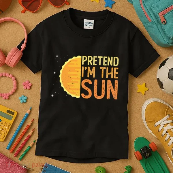 Pretend I'm The Sun Sun Solar System Star Kids T-Shirt