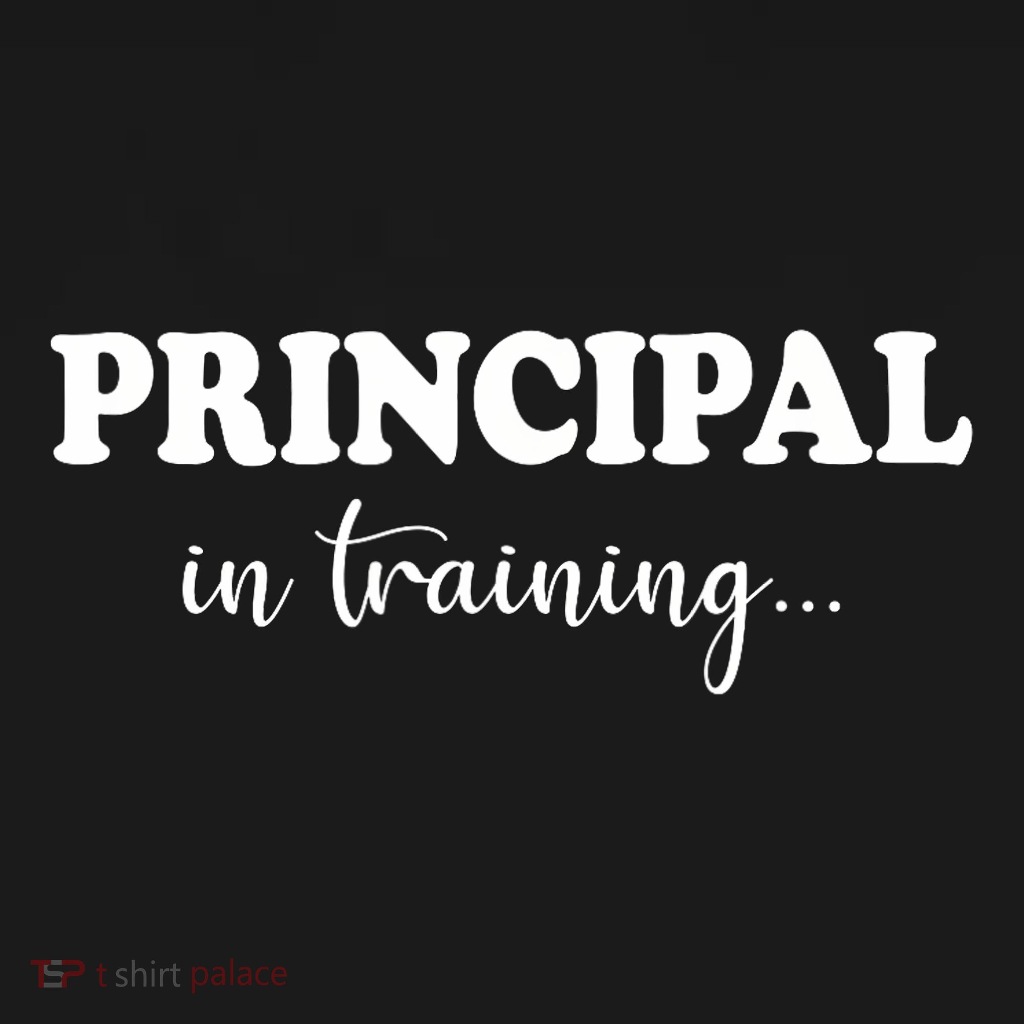 Principal In Training Funny Job Future School Principal Long Sleeve Shirt