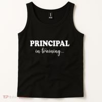 Principal In Training Funny Job Future School Principal Tank Top thumb 2