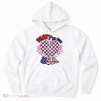 Party In The Usa Firework Red White Blue Heart Hoodie thumb 0