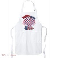 Party In The Usa Firework Red White Blue Heart Apron thumb 0