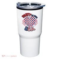 Party In The Usa Firework Red White Blue Heart Tumbler thumb 0