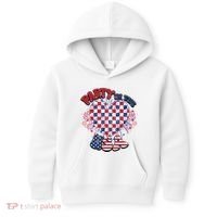 Party In The Usa Firework Red White Blue Heart Kids Hoodie thumb 0