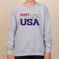 Party In The USA Fourth Of July Women's Sweatshirt thumb 0