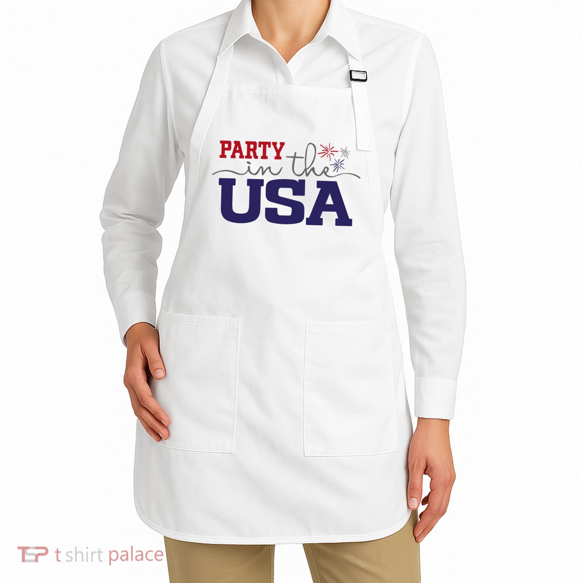 Party In The USA Fourth Of July Apron