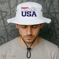 Party In The USA Fourth Of July Bucket Hat thumb 2