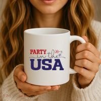 Party In The USA Fourth Of July Coffee Mug thumb 3