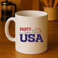 Party In The USA Fourth Of July Coffee Mug thumb 4