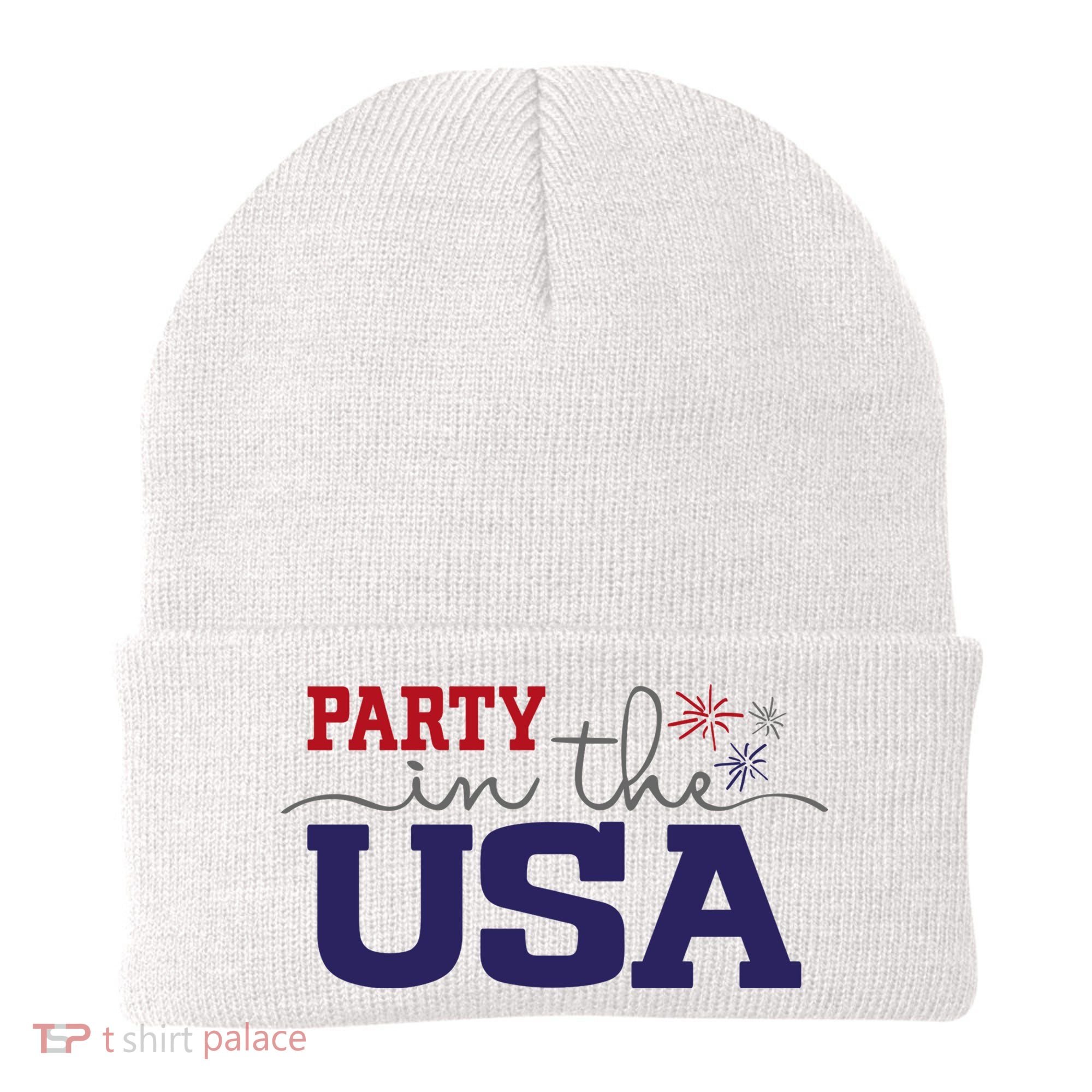 Party In The USA Fourth Of July Beanie