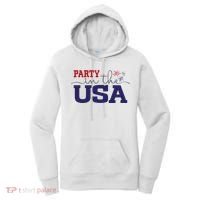 Party In The USA Fourth Of July Women's Hoodie thumb 0