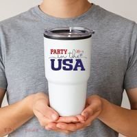 Party In The USA Fourth Of July Tumbler thumb 2