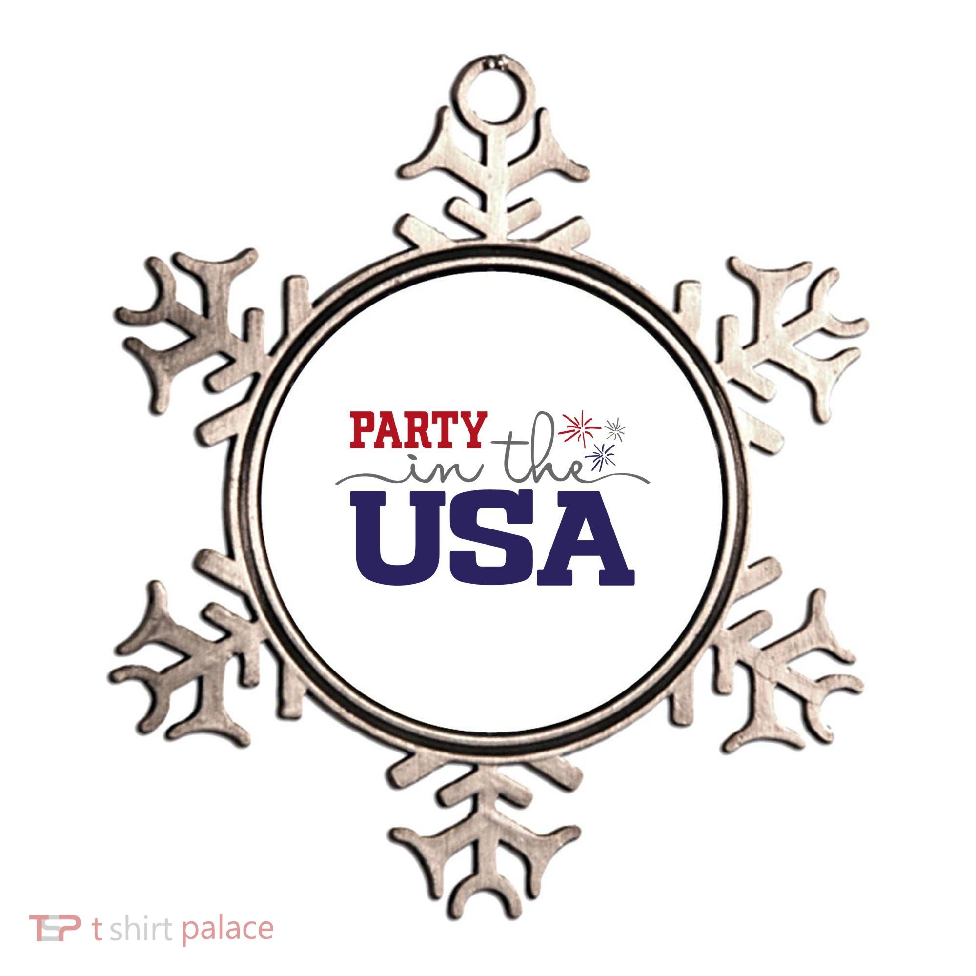 Party In The USA Fourth Of July Ornament