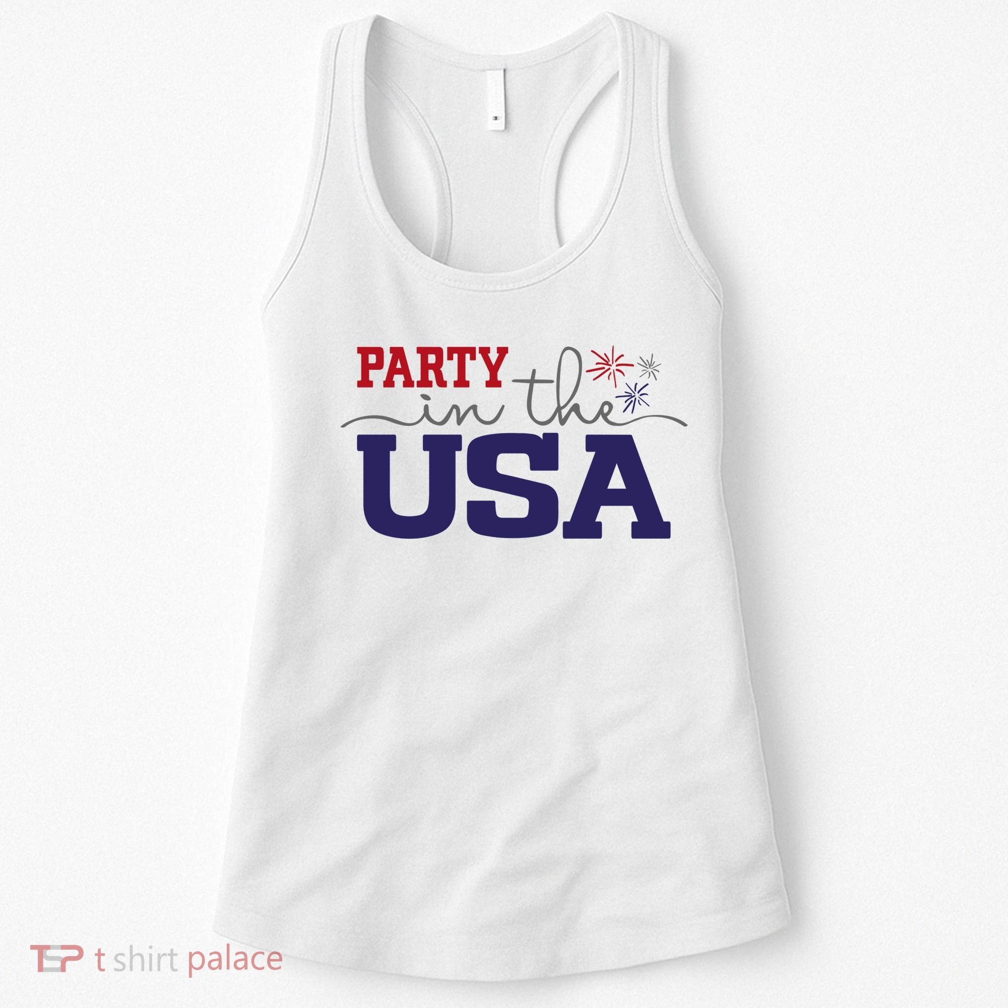 Party In The USA Fourth Of July Women's Tank Top