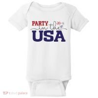 Party In The USA Fourth Of July Baby Bodysuit thumb 0