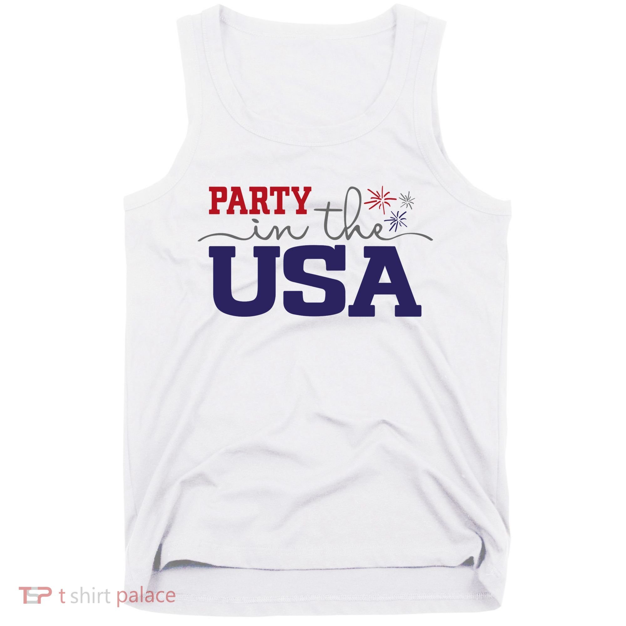 Party In The USA Fourth Of July Tank Top