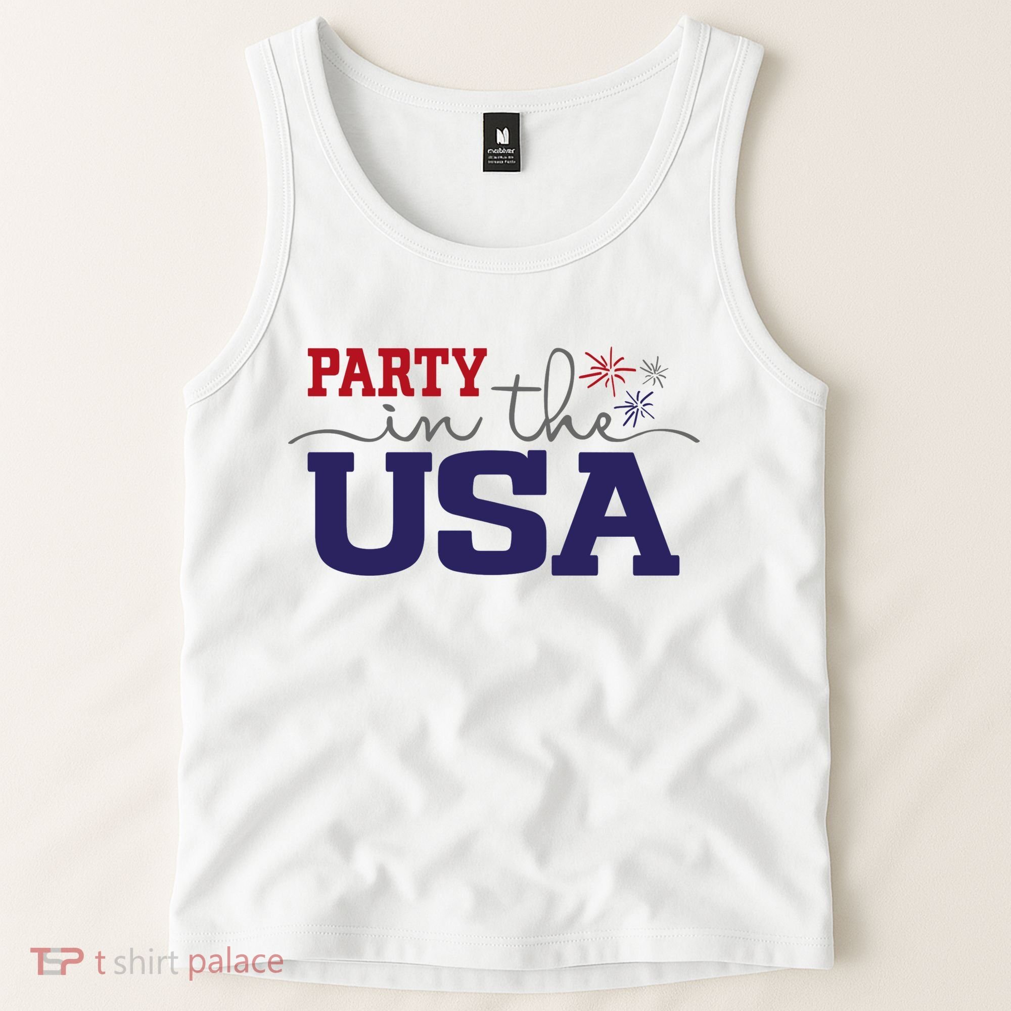 Party In The USA Fourth Of July Tank Top