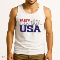 Party In The USA Fourth Of July Tank Top thumb 3