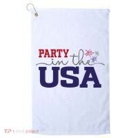 Party In The USA Fourth Of July Golf Towel thumb 0