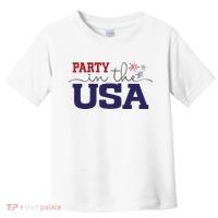 Party In The USA Fourth Of July Toddler T-Shirt thumb 0