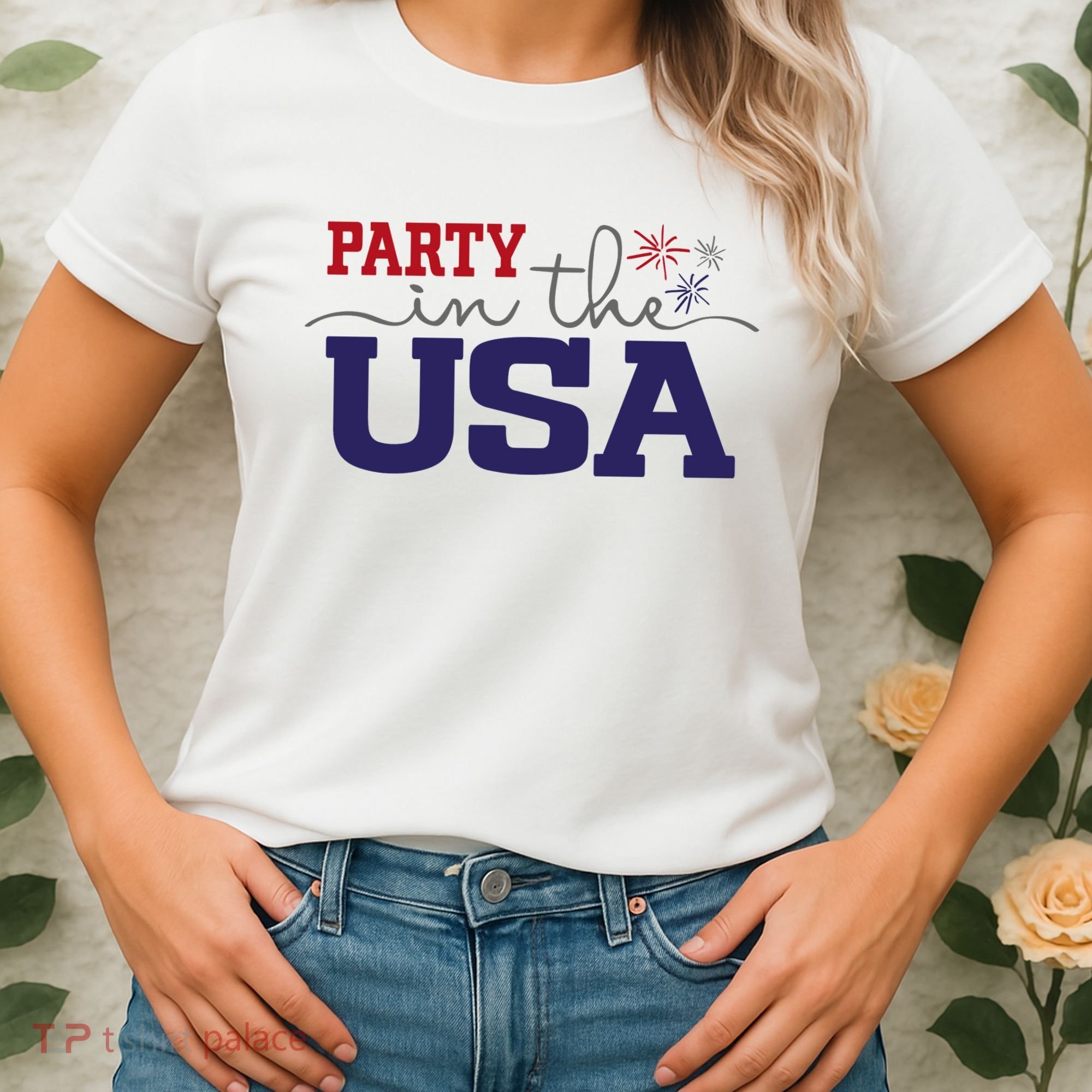 Party In The USA Fourth Of July Women's T-Shirt