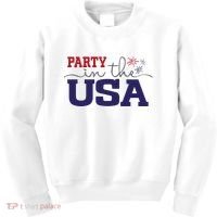 Party In The USA Fourth Of July Kids Sweatshirt thumb 0