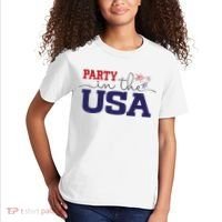 Party In The USA Fourth Of July Kids T-Shirt thumb 2