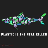 Plastic Is The Real Killer Costume Shark Save Ocean Cool Gift Women's Sweatshirt thumb 2