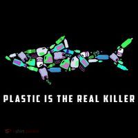 Plastic Is The Real Killer Costume Shark Save Ocean Cool Gift USA-Made Doggie Bandana thumb 2