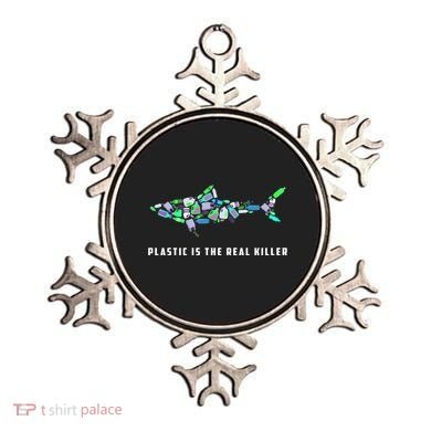 Plastic Is The Real Killer Costume Shark Save Ocean Cool Gift Ornament