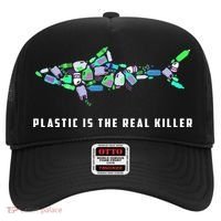 Plastic Is The Real Killer Costume Shark Save Ocean Cool Gift Hat thumb 0