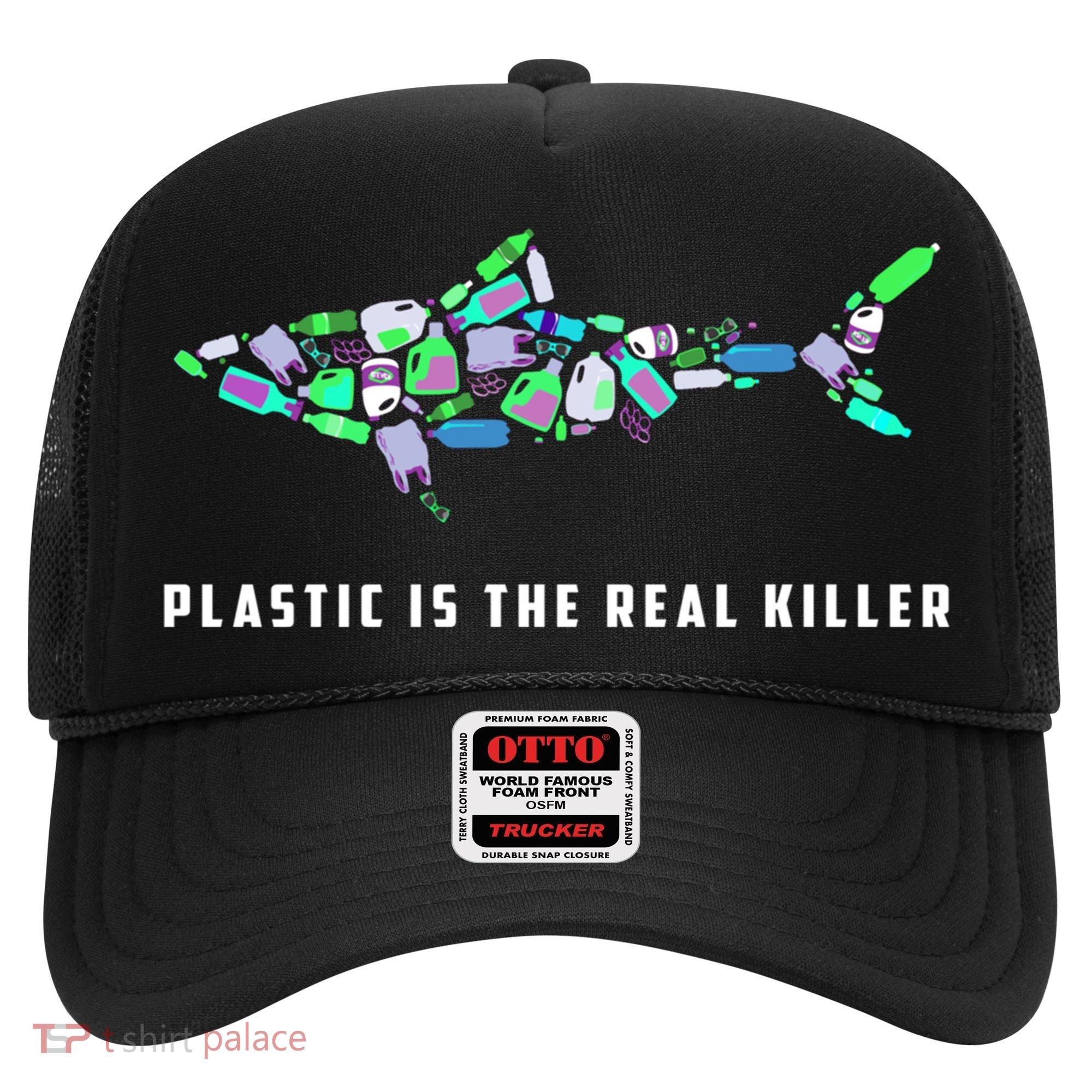 Plastic Is The Real Killer Costume Shark Save Ocean Cool Gift Hat