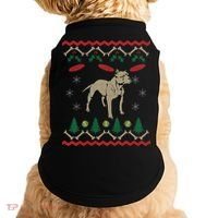 Pitbull Ugly Christmas Sweater Doggie Tank thumb 0