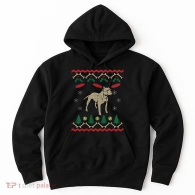 Pitbull Ugly Christmas Sweater Hoodie