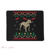 Pitbull Ugly Christmas Sweater Mousepad thumb 0