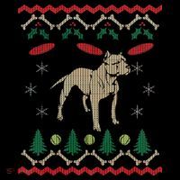 Pitbull Ugly Christmas Sweater Tank Top thumb 6