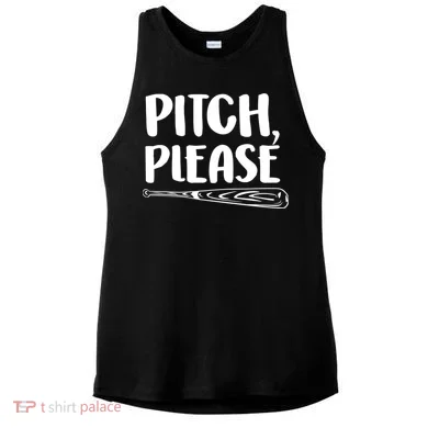 Pitch Please Ladies PosiCharge Tri-Blend Wicking Tank