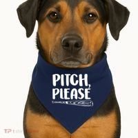 Pitch Please USA-Made Doggie Bandana thumb 1