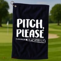 Pitch Please Golf Towel thumb 1