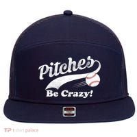 Pitches Be Crazy 7 Panel Mesh Trucker Snapback Hat thumb 0