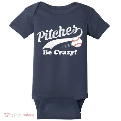 Pitches Be Crazy Baby Bodysuit
